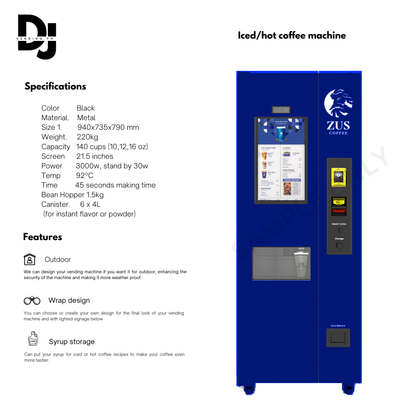 Hot Coffee Vending Machine